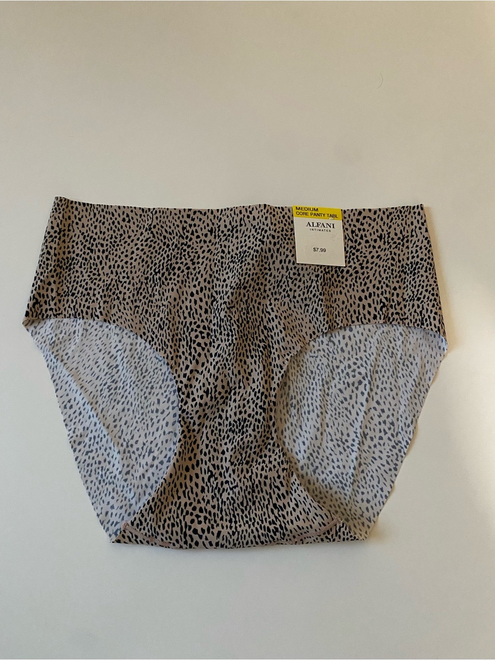 Alfani Core Women's Leopard Print Seamless Briefs NWT size M